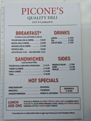 Picone’s Quality Deli by null