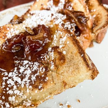 Founders Restaurant - French toast with bacon walnut jam - Cocktail Bars Near Me - Winston-Salem, North Carolina Founders Restaurant - French toast with bacon walnut jam - Cocktail Bars Near Me - Winston-Salem, North Carolina