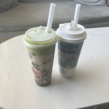 B Cafe - MATCHA MILK WITH STRAWBERRY and JASMINE MILK GREEN TEA - Bubble Tea Near Me - San Jose, California B Cafe - MATCHA MILK WITH STRAWBERRY and JASMINE MILK GREEN TEA - Bubble Tea Near Me - San Jose, California