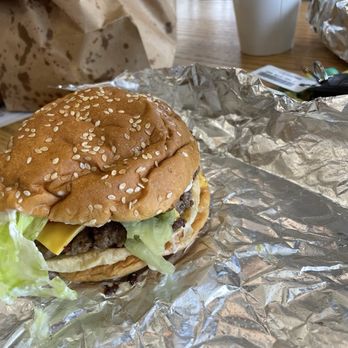 Five Guys - Little Bacon Cheeseburger - Burgers Near Me - Baton Rouge, Louisiana