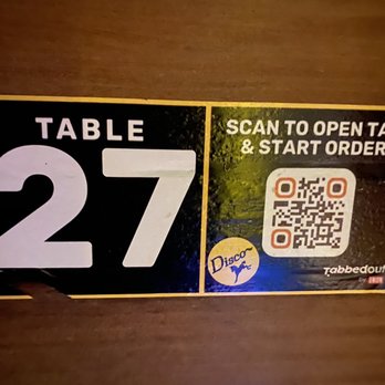 Unicorn Disco - Scan, order and take care of your tab with this app, super cool! - American Near Me - Houston, Texas
