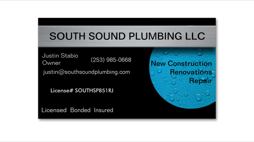 Slide of South Sound Plumbing