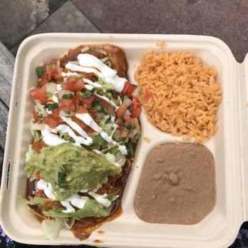 El Burrito Loco - Chicken enchiladas - Street Vendors Near Me - Madison, Wisconsin