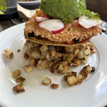 Blu Jam Cafe - Vegan Organic Tofu Tostada Vegan Organic Tofu Tostada - Breakfast & Brunch Near Me - Sherman Oaks, California