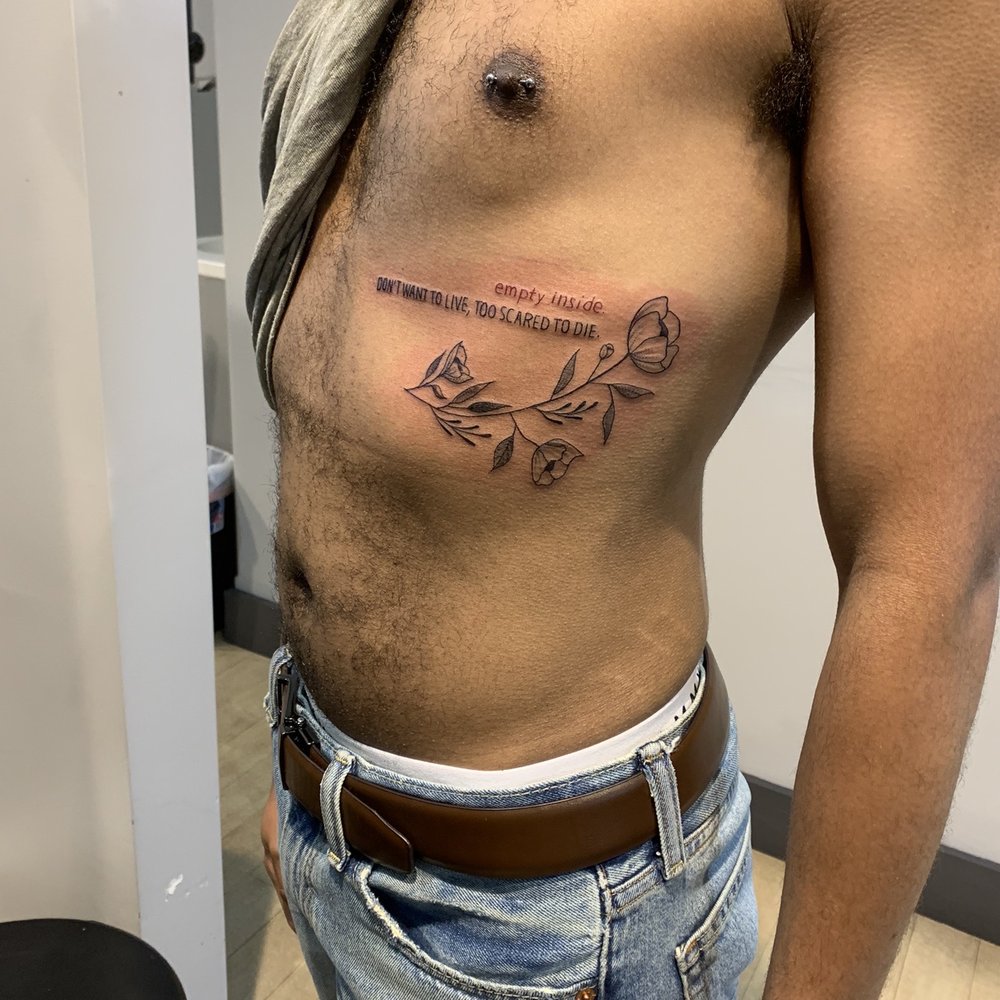 Grade A Tattoos and Body Piercing - Tattoo just after finishing. - Tattoo Near Me - Fort Wayne, Indiana