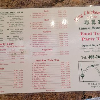 King Chicken Wing - Menu - Chinese Near Me - Milpitas, California King Chicken Wing - Menu - Chinese Near Me - Milpitas, California