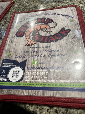 Menu photo 4 Shrimp Shack Fort Myers, FL