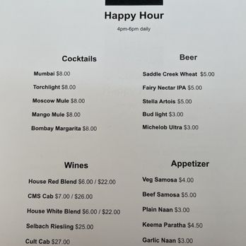 Saffron Indian Urban Kitchen - Happy hour menu - Indian Near Me - Omaha, Nebraska Saffron Indian Urban Kitchen - Happy hour menu - Indian Near Me - Omaha, Nebraska