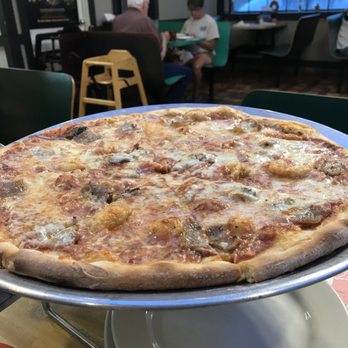 Eddie's Pizza & Pasta - a pizza on a pan - Caterers Near Me - Marion, North Carolina