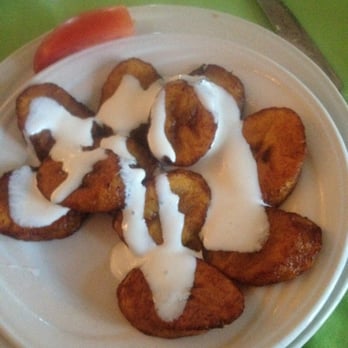 Los Arrefices - Fried plantains with crema - Mexican Near Me - Champotón, CAM Los Arrefices - Fried plantains with crema - Mexican Near Me - Champotón, CAM