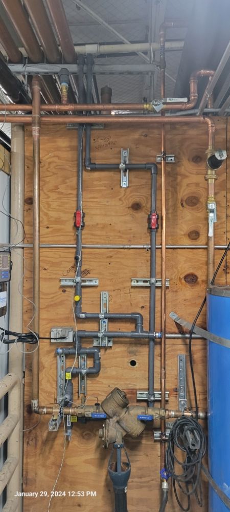 Slide of Elevated Drain and Plumbing Services