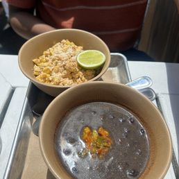 Esquites and Black Beans with Sofrito Esquites and Black Beans with Sofrito