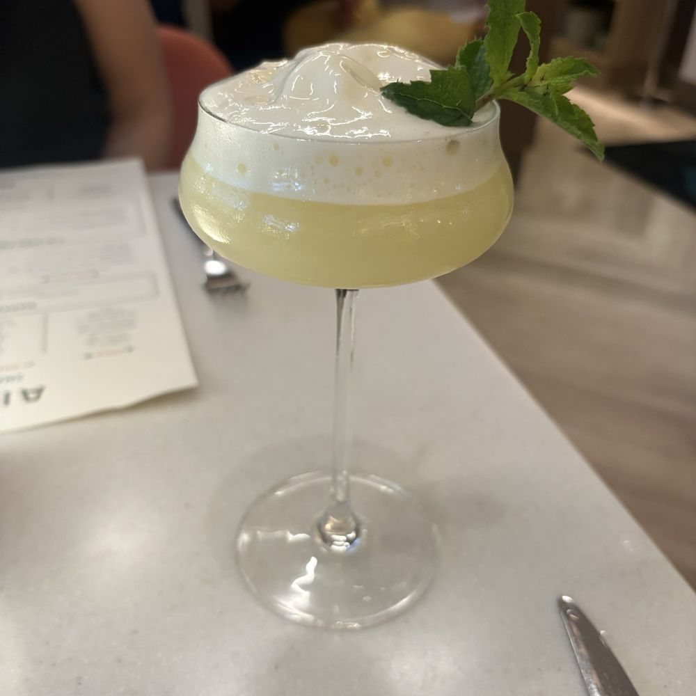Aiona - Oozo cocktail - Mediterranean Near Me - Sacramento, California