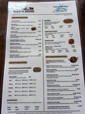 Menu photo 1 Sherpa House San Francisco, CA Menu photo 1 Sherpa House San Francisco, CA