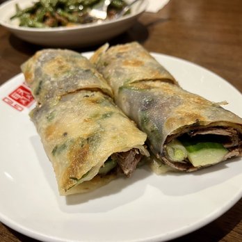 Dinesty Dumpling House - Pan Fried Marinated Beef Wrap - Chinese Near Me - Vancouver, British Columbia