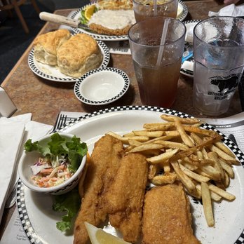 Black Bear Diner San Antonio City Base - Cod Fish 'N Chips (1740 cals.) - Diners Near Me - San Antonio, Texas