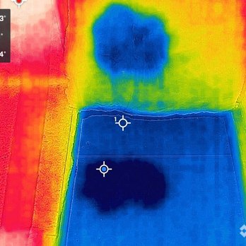 Forefront Inspections - Thermal image of a roof leak - Home Inspectors Near Me - Ewa Beach, Hawaii