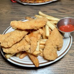 VANS Bar Style Pizza - "Chicken Tenders" (w/ Fries)