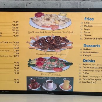 Babos Donerpoint - Menu (Part 2) - Greek Near Me - York, Ontario