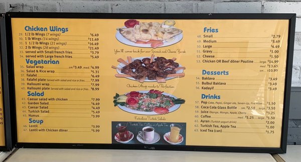 Menu photo 1 Babos Donerpoint York, ON