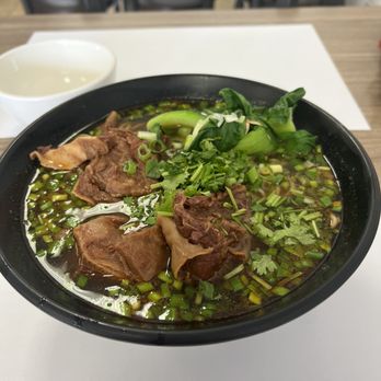Zui Xiang Yuan - Beef Noodle Soup. Very light broth that's on the clear side. - Szechuan Near Me - Alhambra, California