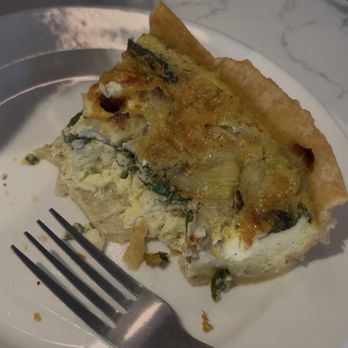 Old Europe Pastries - Our half eaten quiche - Coffee & Tea Near Me - Asheville, North Carolina Old Europe Pastries - Our half eaten quiche - Coffee & Tea Near Me - Asheville, North Carolina