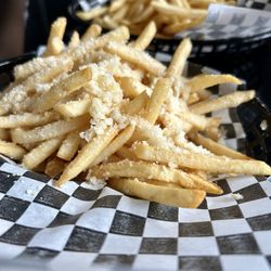 Smashed halal Burger - Garlic Parmesan
