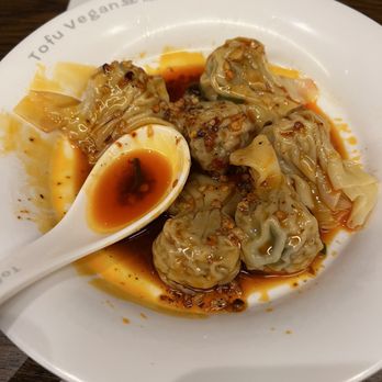 Tofu vegan - Chili oil wontons - Restaurants Near Me - London, XGL