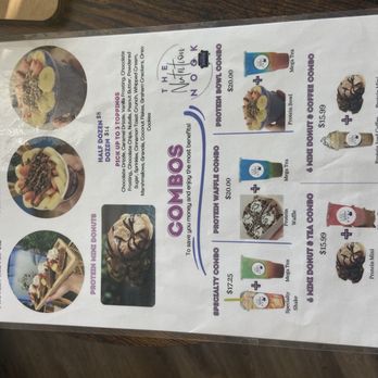 The Nutrition Nook - Menu part 1 - Cafes Near Me - Tavares, Florida