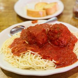 Mandina's Restaurant - Spaghetti and meatballs!