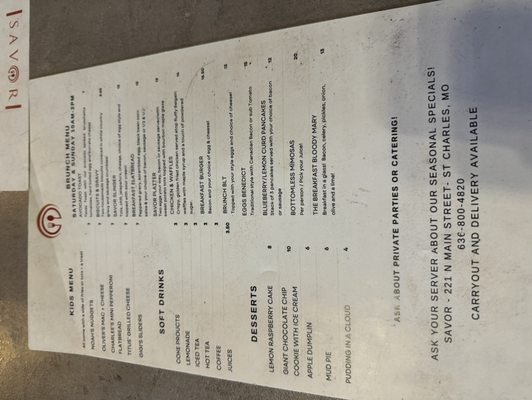 Menu photo 8 Savor St. Charles Saint Charles, MO Menu photo 8 Savor St. Charles Saint Charles, MO