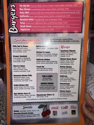 Menu photo 2 Cherry's Lithia, FL