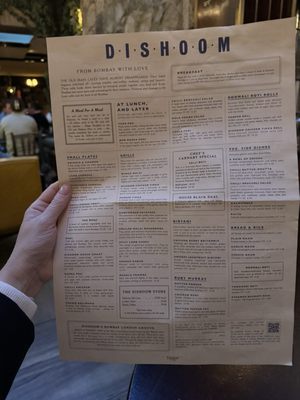 Menu photo 8 Dishoom London, XGL