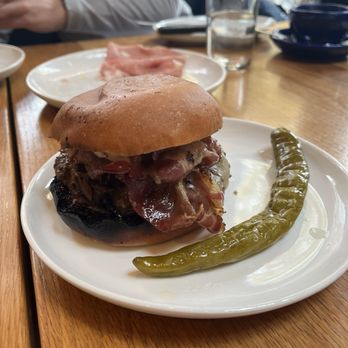 Rolo's - burger with bacon - Sandwiches Near Me - Ridgewood, New York Rolo's - burger with bacon - Sandwiches Near Me - Ridgewood, New York