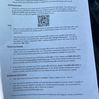 Temporary numbers for testing