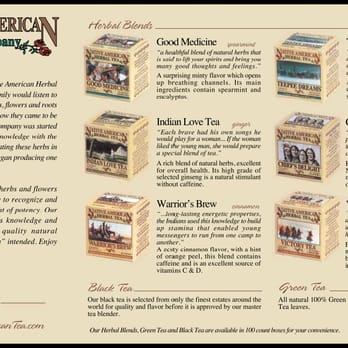 Native American Herbal Tea Company - a variety of teas - Coffee & Tea Near Me - Aberdeen, South Dakota Native American Herbal Tea Company - a variety of teas - Coffee & Tea Near Me - Aberdeen, South Dakota