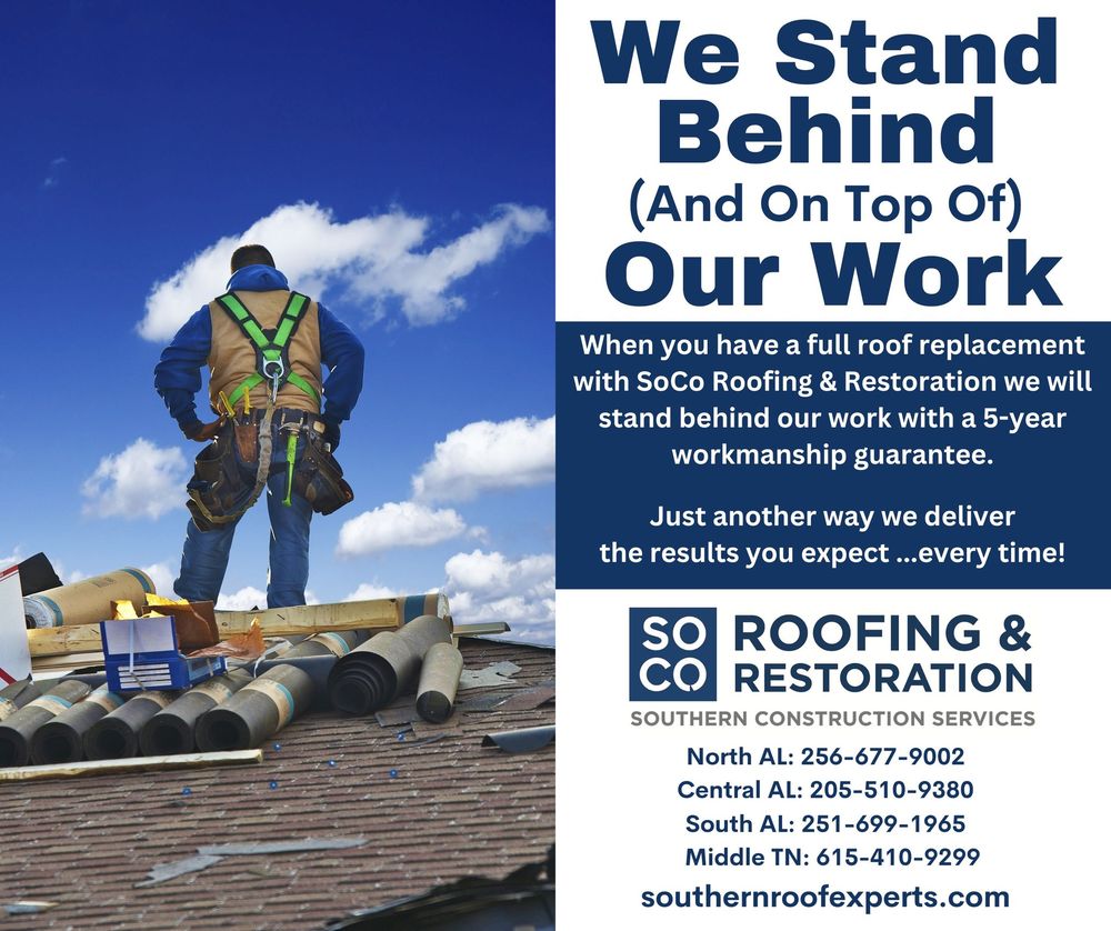 Slide of SOCO Roofing & Restoration