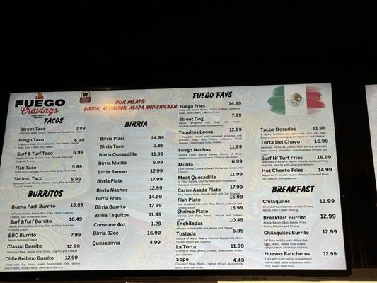 Menu photo 7 Fuego Cravings Buena Park, CA