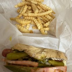 The Lucky Dog - Chicago dog with fries
