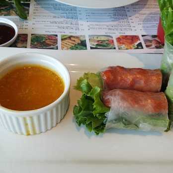 Pho N Mor - The nem nuong spring rolls, tastes super good. It comes with a lot of sauce which is good because I eat a lot of sauce. The nem taste great! - Vietnamese Near Me - Alhambra, California
