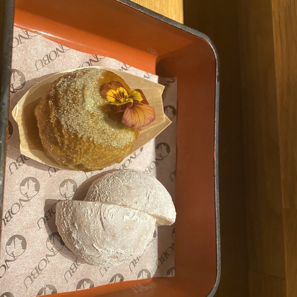 Nobu - Rum and Raisin Mochi with Donut - Sushi Bars Near Me - Southbank, VIC