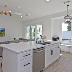 RELI Windows & Doors - Living Room Sliding Door and Kitchen Window Installed