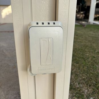 Above & Beyond Patio Covers - Closed outlet to protect from rain - Patio Coverings Near Me - La Verne, California Above & Beyond Patio Covers - Closed outlet to protect from rain - Patio Coverings Near Me - La Verne, California