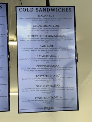 Menu photo 1 Brothers Deli Oakland, CA
