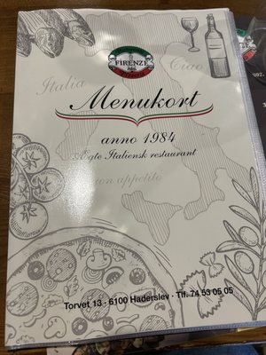 Menu photo 3 Firenze Haderslev Haderslev, 83 Menu photo 3 Firenze Haderslev Haderslev, 83