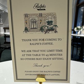 Ralph’s Coffee - Laptops not allowed! - Coffee & Tea Near Me - Manhasset, New York Ralph’s Coffee - Laptops not allowed! - Coffee & Tea Near Me - Manhasset, New York