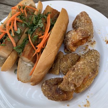 The Combine Kitchen - Hahn Mi and dirty potatoes - Coffee & Tea Near Me - Rancho Cucamonga, California
