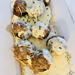 The Overlook Bar & Lounge - Mushroom Caps with Sausage and Cheese Excellent Option for anyone on Keto
