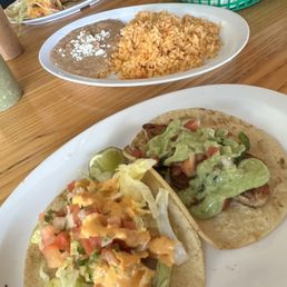 Firecracker shrimp taco & pork belly taco! Firecracker shrimp taco & pork belly taco!