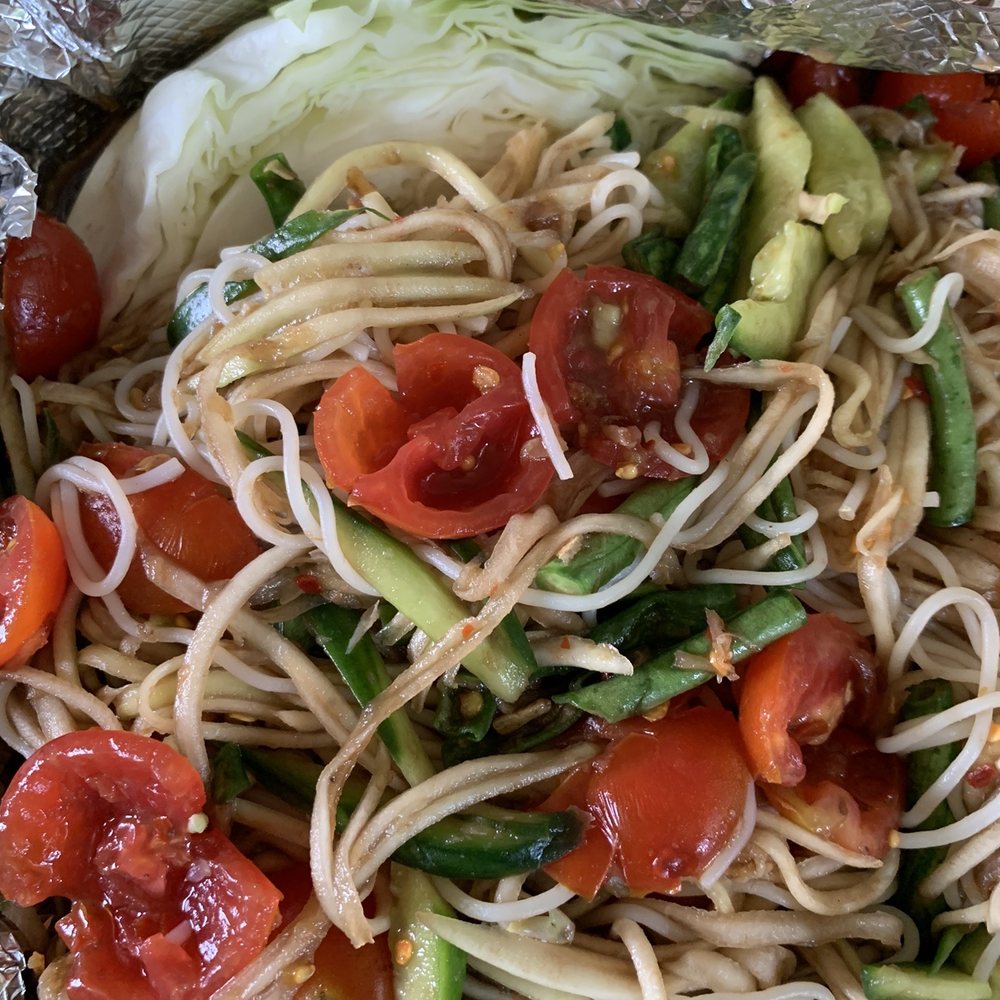 Aria Cafe - Papaya Noodles salad!! WOW!!!! - Caterers Near Me Aria Cafe - Papaya Noodles salad!! WOW!!!! - Caterers Near Me